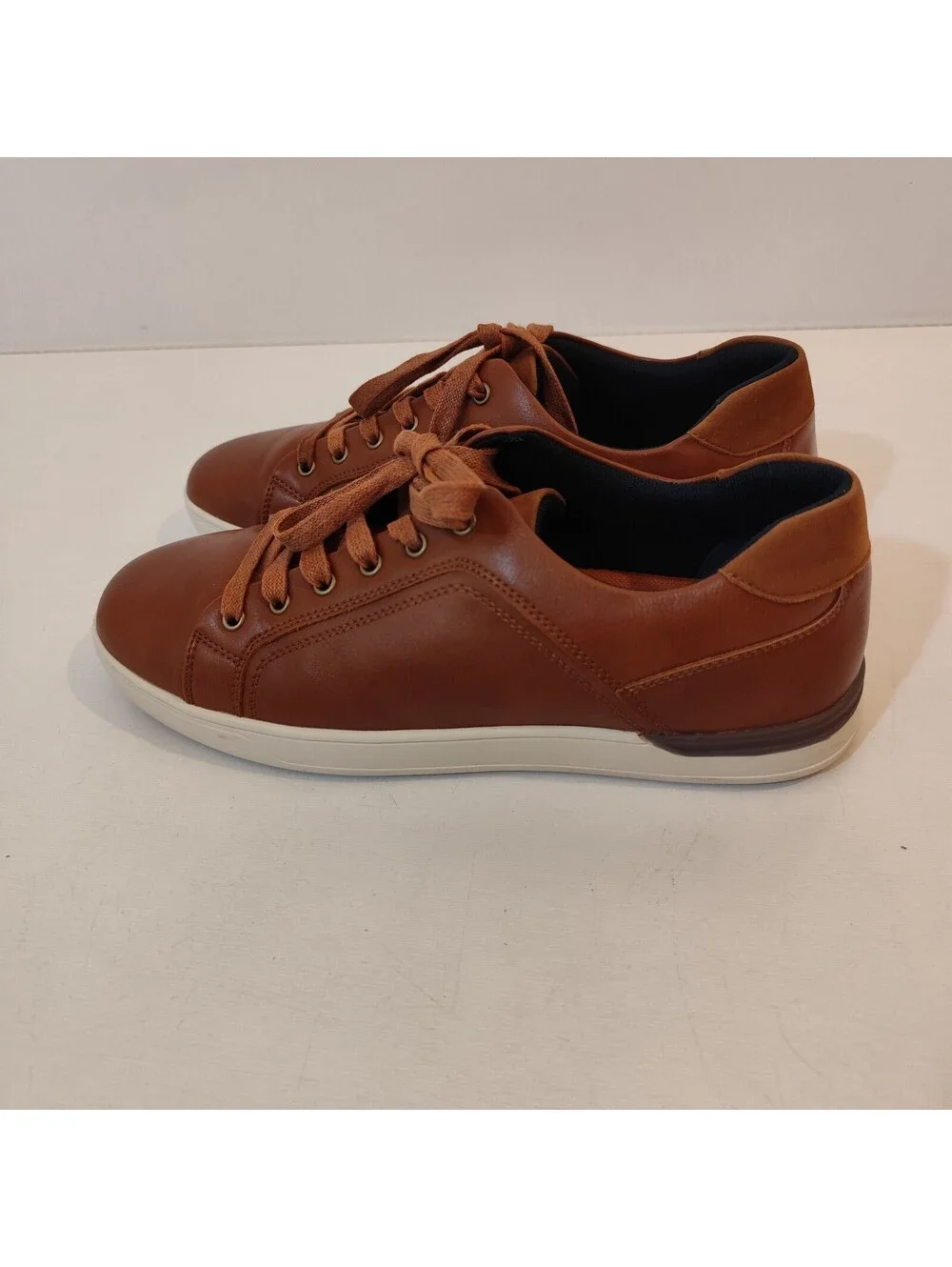 Bruno Marc Casual Dress Sneakers Men's Lace Up Shoes Brown Size 10